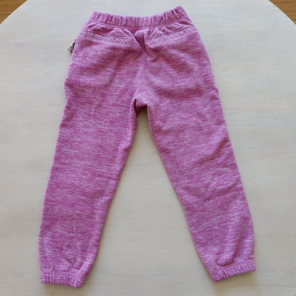 Hanna Andersson Fleece Pants With Reinforced Knees / Size 6-7 - Picture 7 of 10